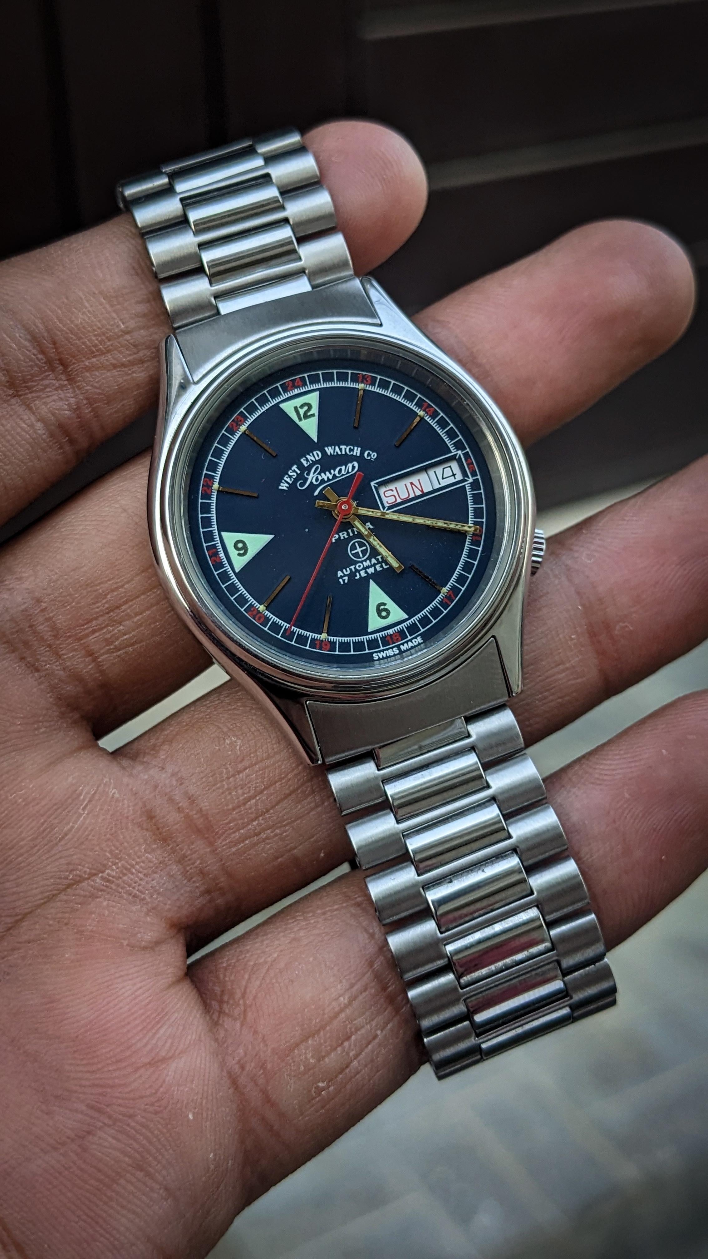 WTS] West End Watch Co. - Sowar prima Automatic Day-Date 17 jewels 
