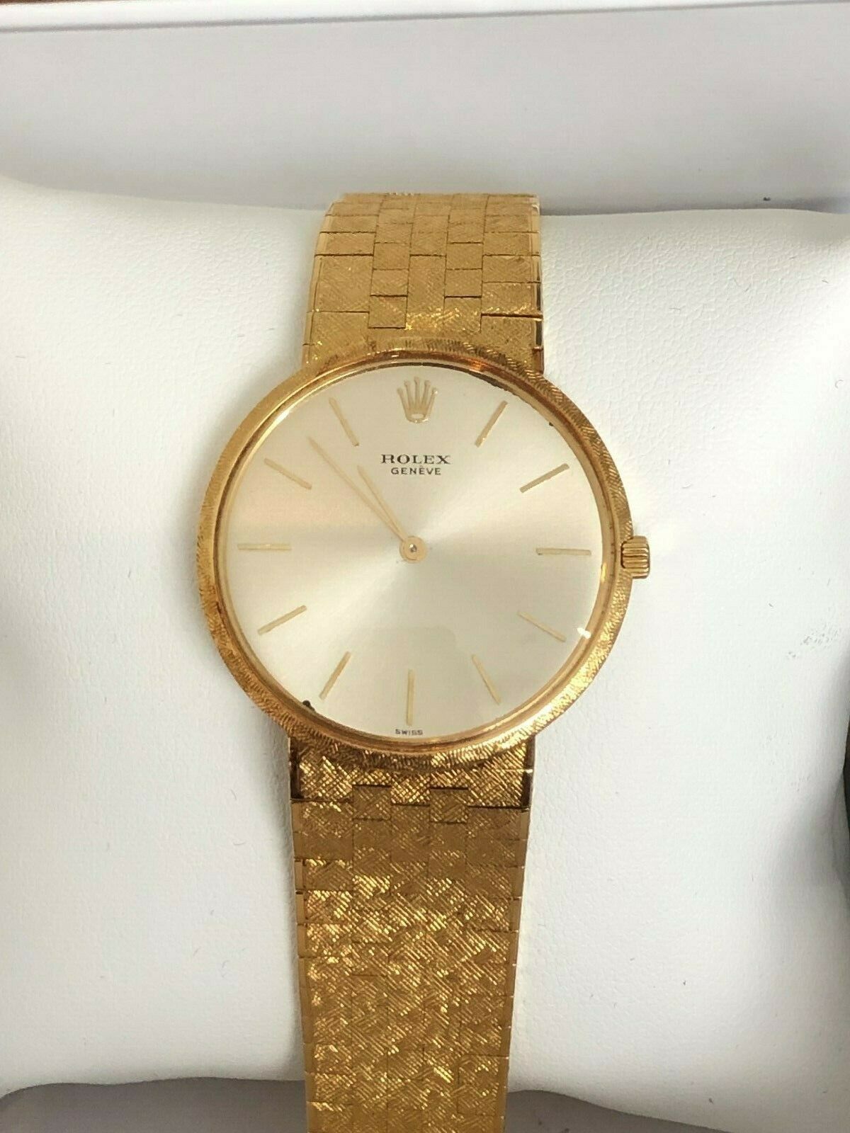 1960 s Rolex Brevet Demande Ref 9820 Manual 18k Solid Gold Ultra