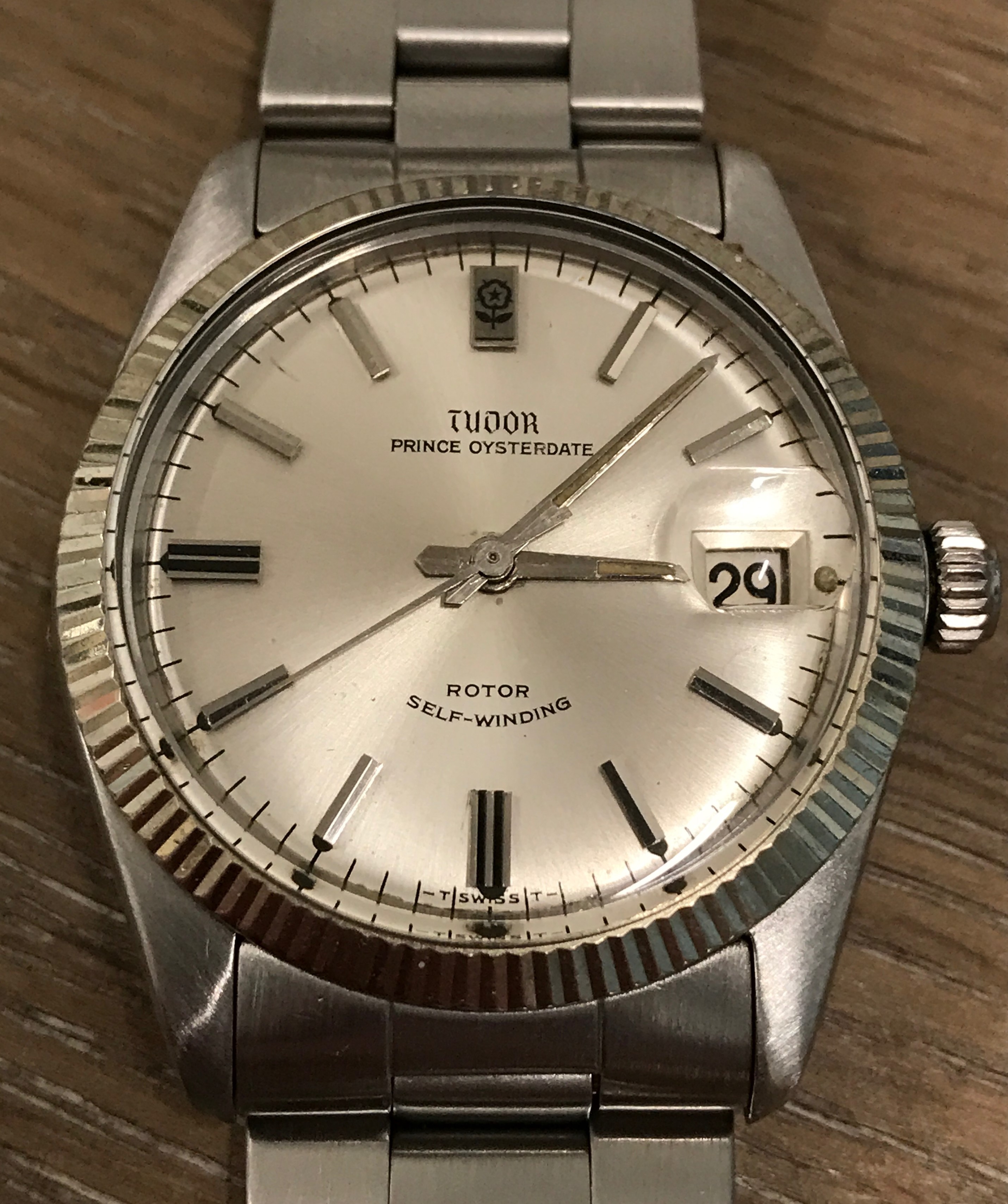 Tudor Prince Oysterdate Silver Dial Reference 7992