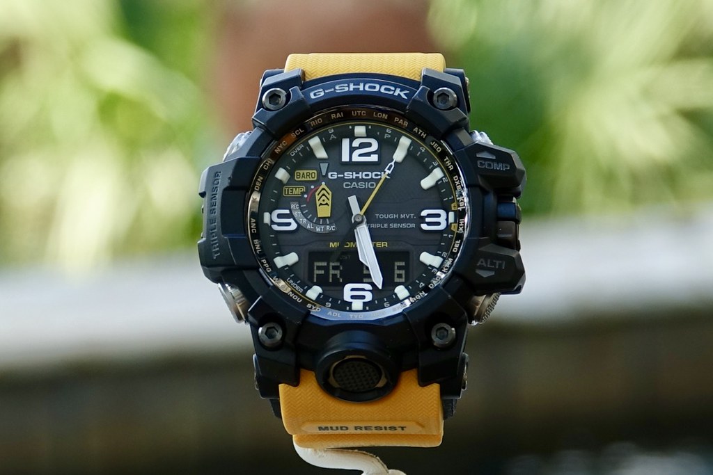 g shock mudmaster yellow