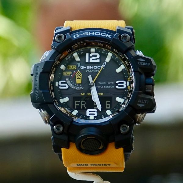 FS. Casio G-Shock Mudmaster GWG-1000-1A9JF Yellow Mudmaster Extra ...