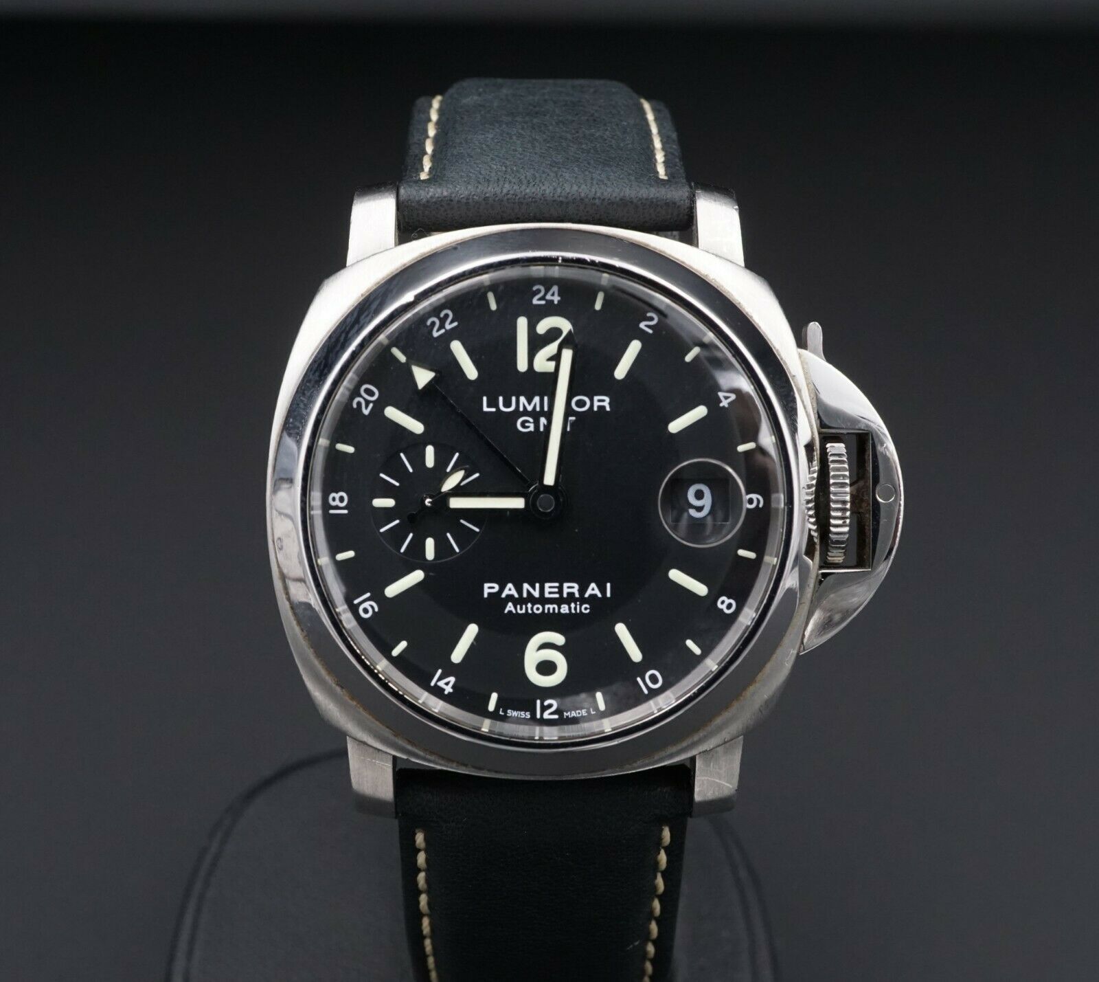 Panerai Luminor GMT PAM 0244 Mens Watch Box Papers 40mm