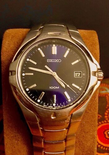 Seiko 7N42 7000 Royal Blue dial Perfect Working Order W/fresh SR920sw on  11/17 | WatchCharts