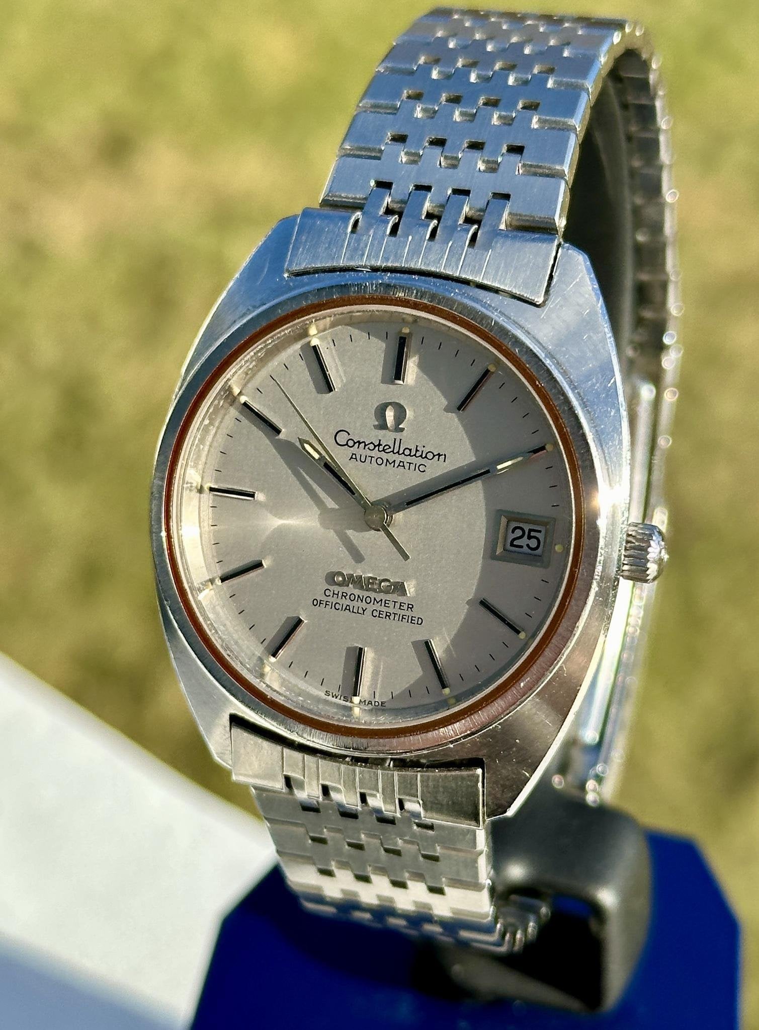 FS Vintage 1971 Omega Constellation C Shape Gerald Genta Model