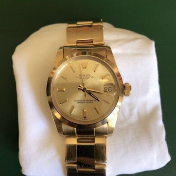 How Much Is A 18k Gold Rolex Watch Worth EXC 18k Gold Rolex Oyster Perpetual Datejust 31mm 6824 Watch, Recent