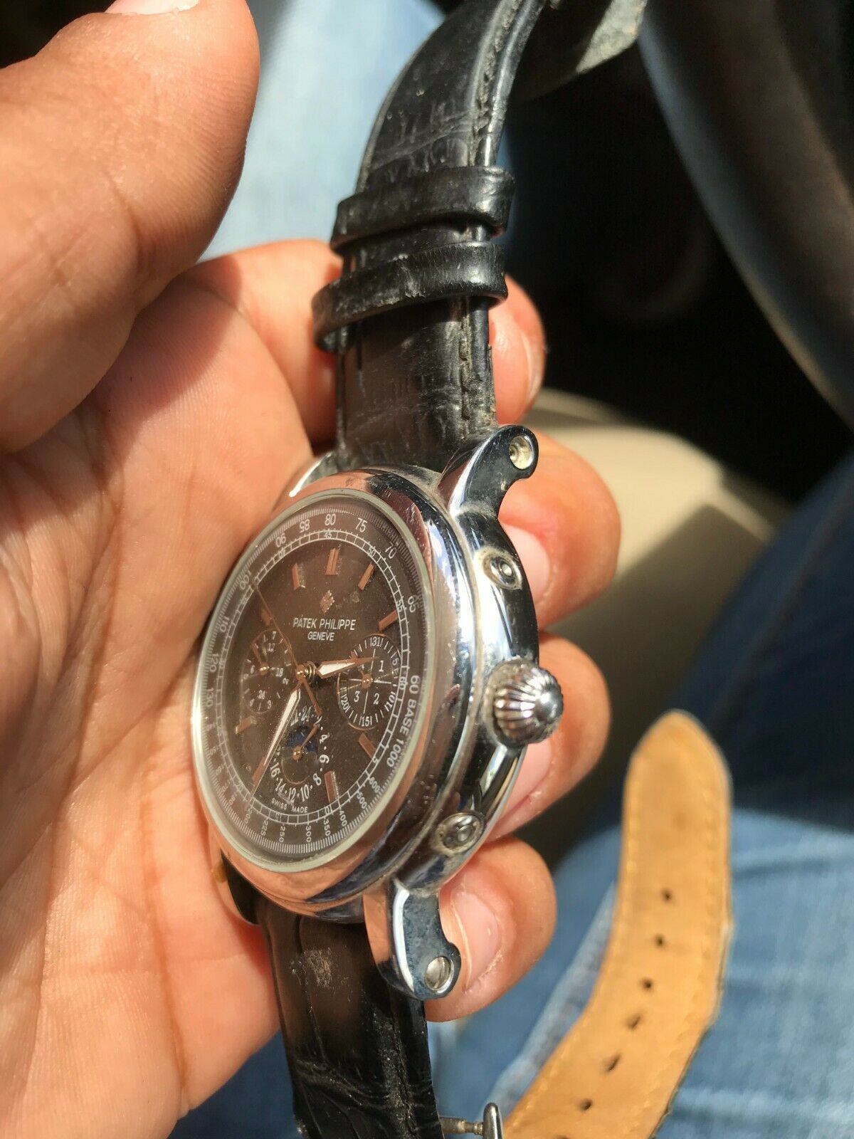 patek philippe geneve 18k black 5052 swiss | WatchCharts