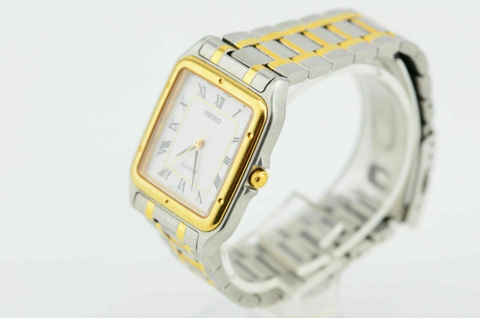 Vintage Seiko Lucent Roman Numerals Quartz Watch 7N01 5190 Japan