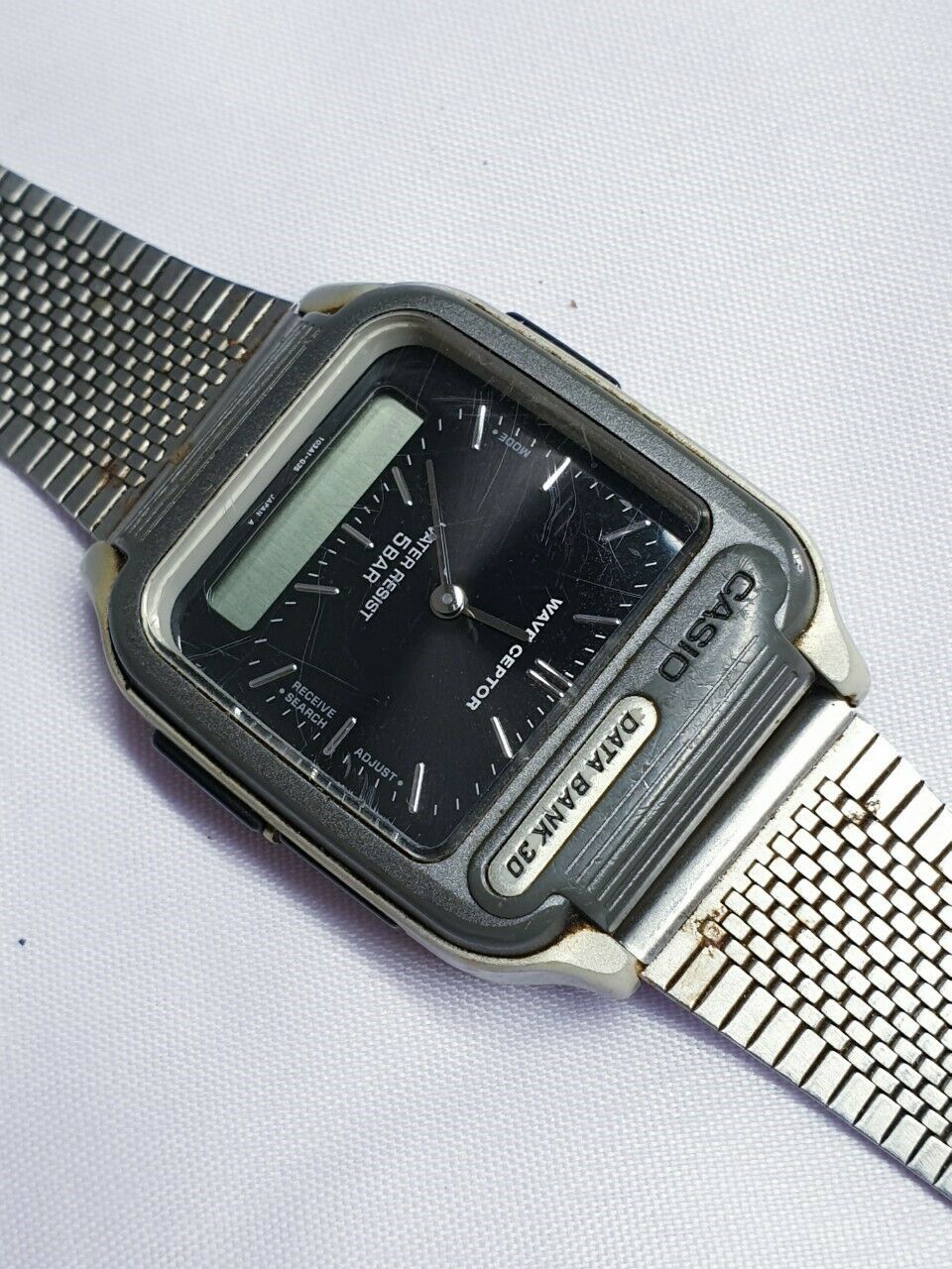 Vtg Casio Data Bank 30 Ana-Digi 2317 FKT-101 Japan Digital