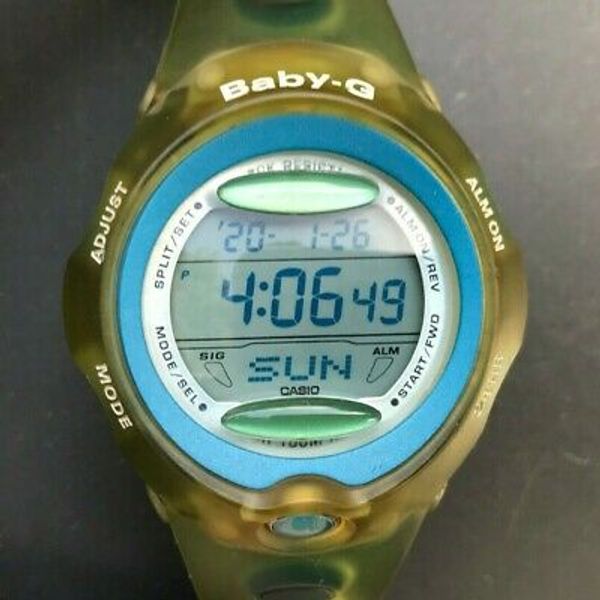 CASIO Baby-G BG-163 (2487) Dolphin & Whale Eco-Research 41mm  display picture 2