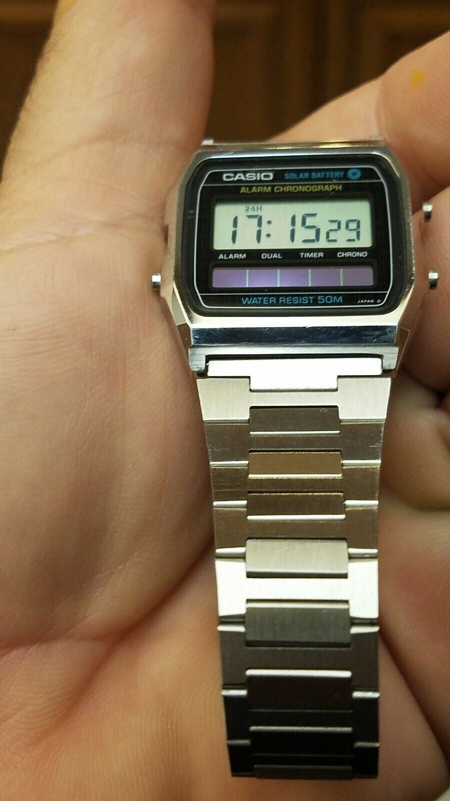 80's CASIO WS-80 カシオ SOLAR BATTERY ヴィンテージ デジタル 腕時計