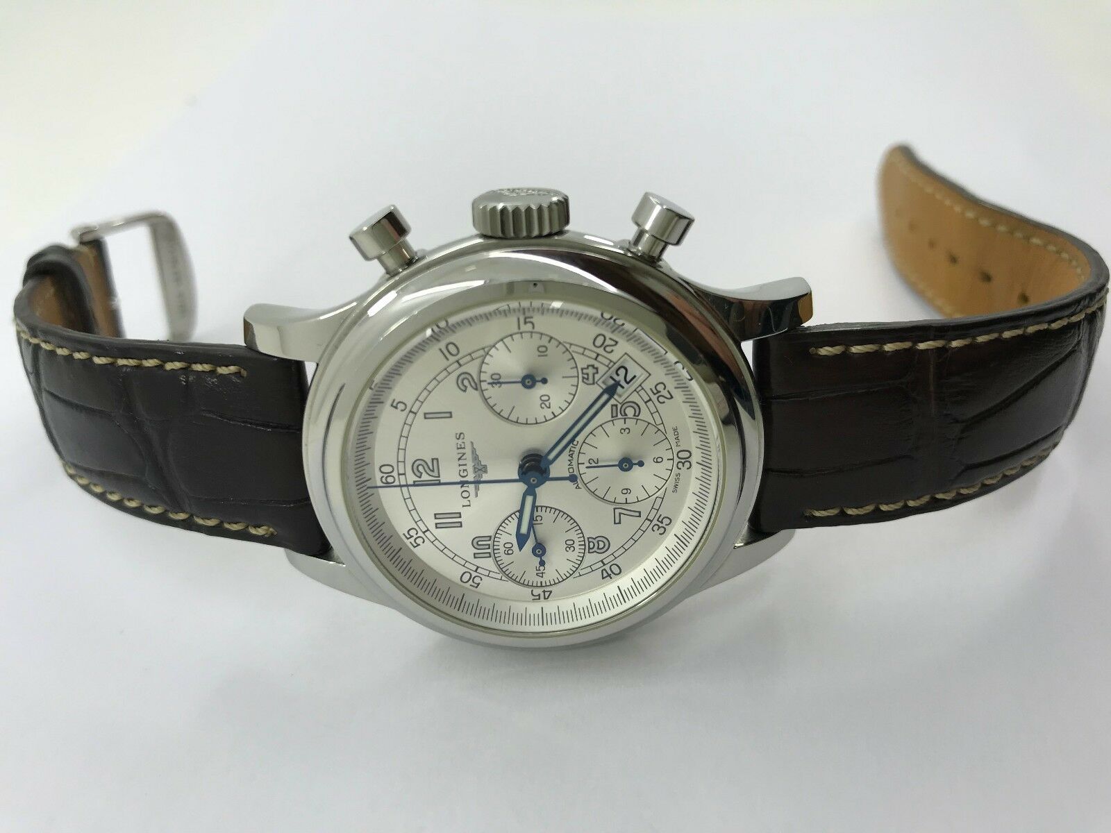 LONGINES HERITAGE 1951 CHRONOGRAPH AUTOMATIC L2.745.4 MENS 41mm