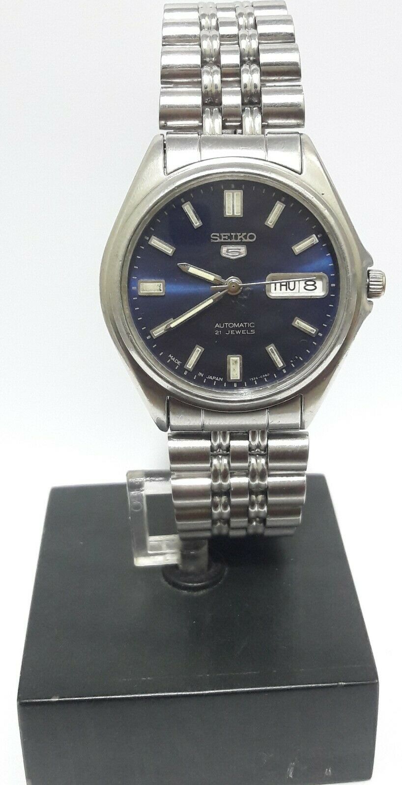 VINTAGE SEIKO 5 7S26-3160 A4 AUTOMATIC 21J JAPAN MEN'S WATCH
