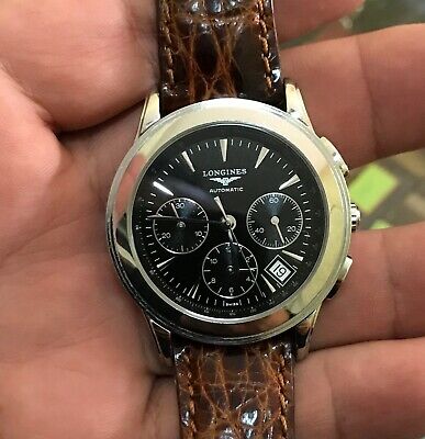 LONGINES Flagship L 650.2 Eta 2894 2 automatic chronograph working