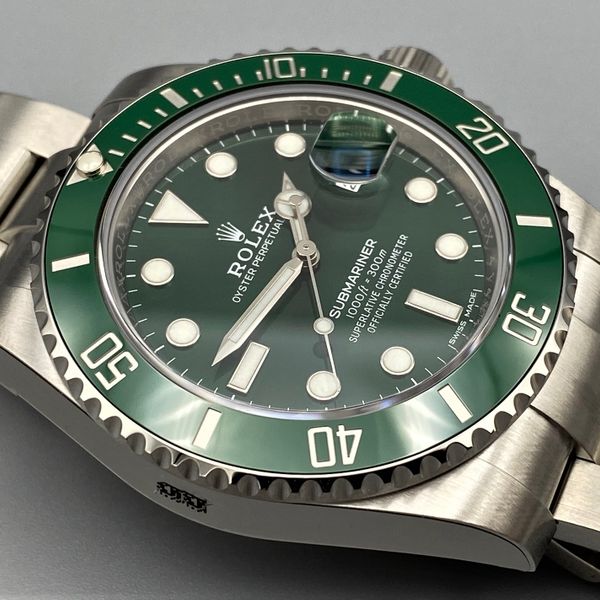 FS Rolex Submariner Hulk 116610LV BNIB, Stickered Full Set Late 2019