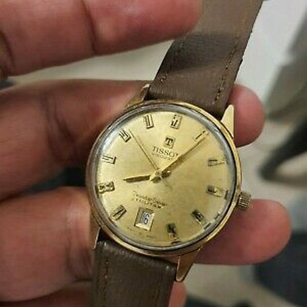 TISSOT VISODATE SEASTAR SEVEN MILITAR VINTAGE AUTOMATIC MENS WATCH
