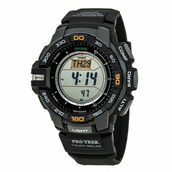 Casio Men S Pro Trek Prg270 1 Tough Solar Triple Sensor Digital Sport Watch Watchcharts