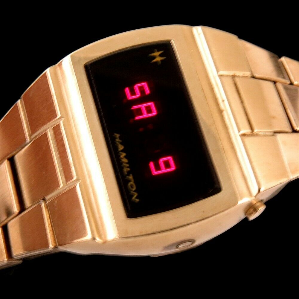 hamilton qed led watch