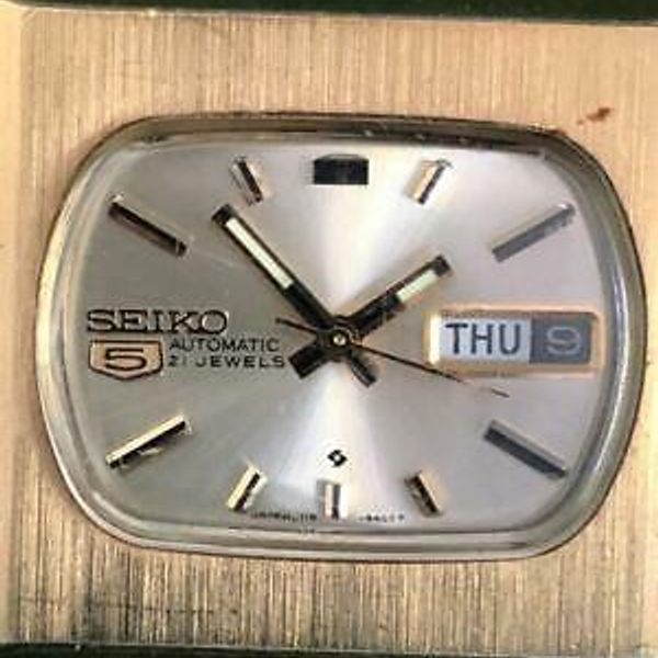 1973 Seiko 5 Automatic 21 Jewels 6119-5401 “TV Dial” Gent's Watch w Day  Date | WatchCharts