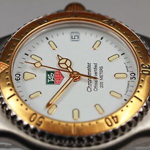 N MINT*TAG Heuer S/el S87.813-1 Chronometer 200m Automatic Mens