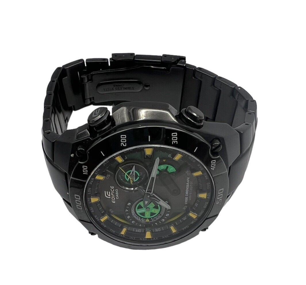 CASIO Edifice EQW M1100 5122 Tough Solar Wave Ceptor Black WatchCharts Marketplace