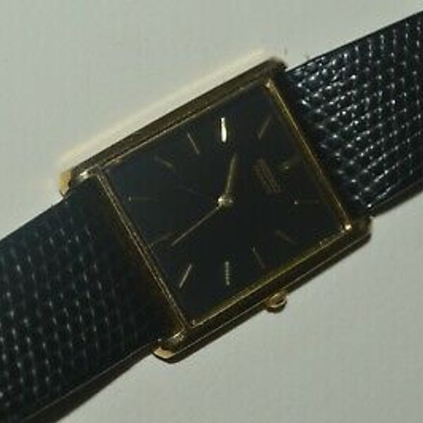 Vintage SEIKO Watch 5Y30-5069 Quartz Unisex Black Dial Works Fine Original  | WatchCharts