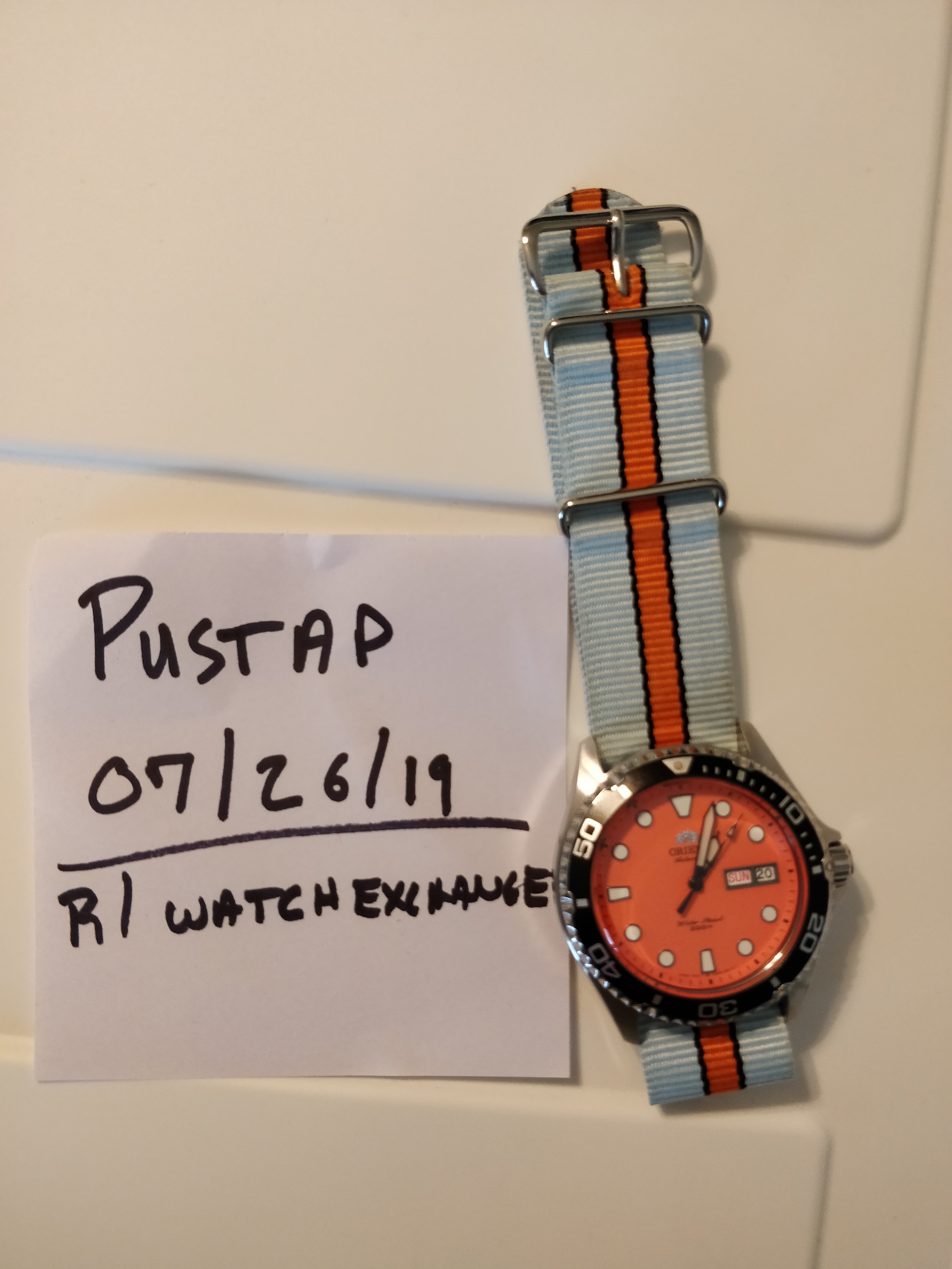 orient orange ray