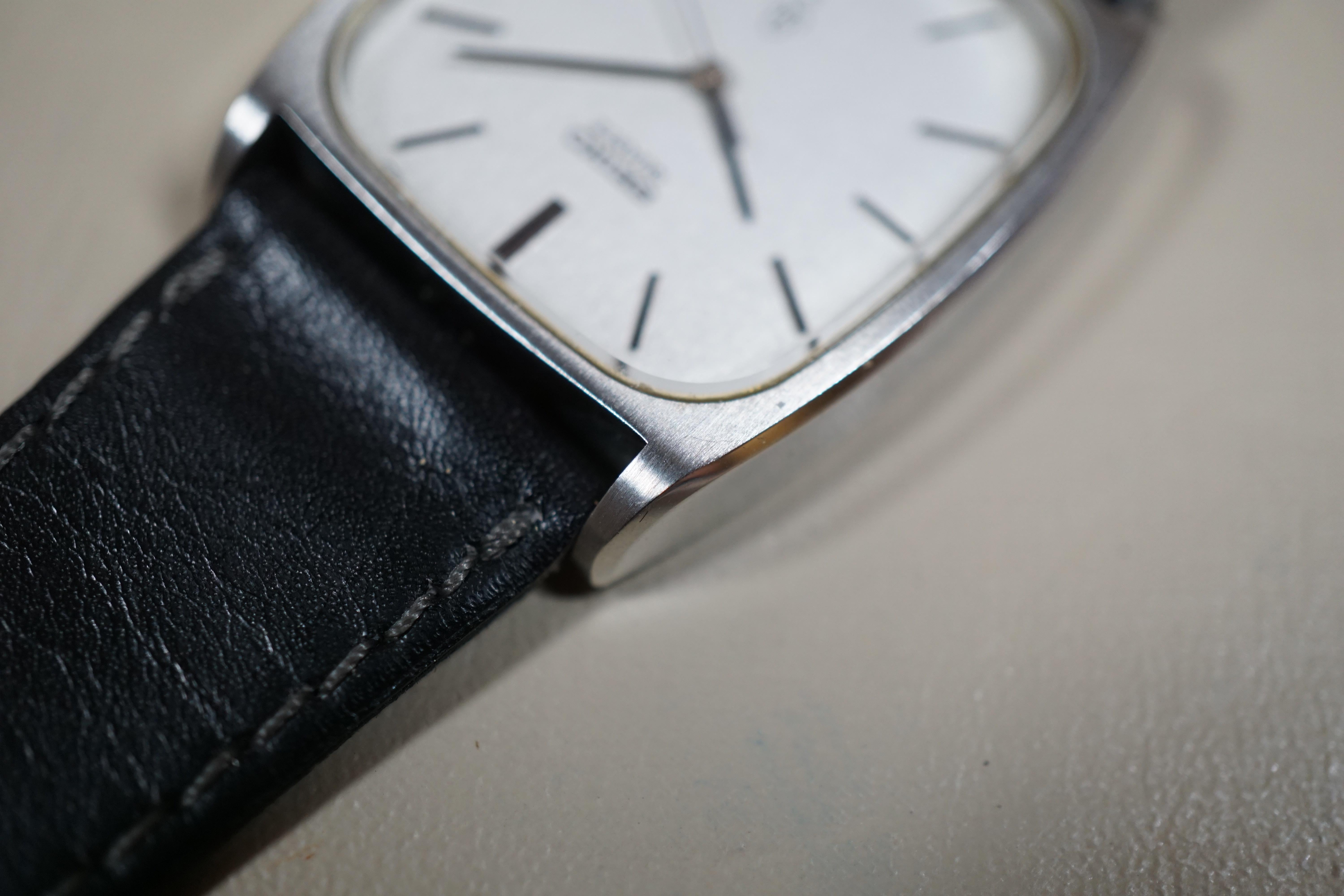 WTS] Vintage Seiko 7830-5040 Textured Silver Dial Tank