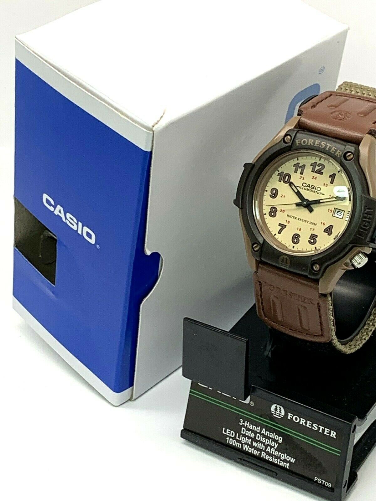 Casio FT500W 5405 Men's Forester Analog Illuminator WR 100m Watch