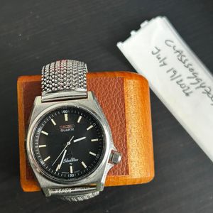 Near MINT] Vintage 1980 Seiko Quartz SilverWave 5933-7000 Mens 