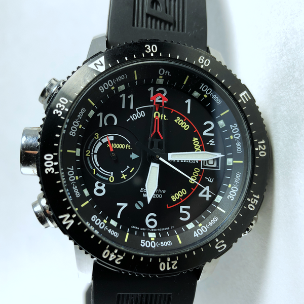 Citizen BN505807E Promaster Altichron Black Dial Stainless Steel Watch
