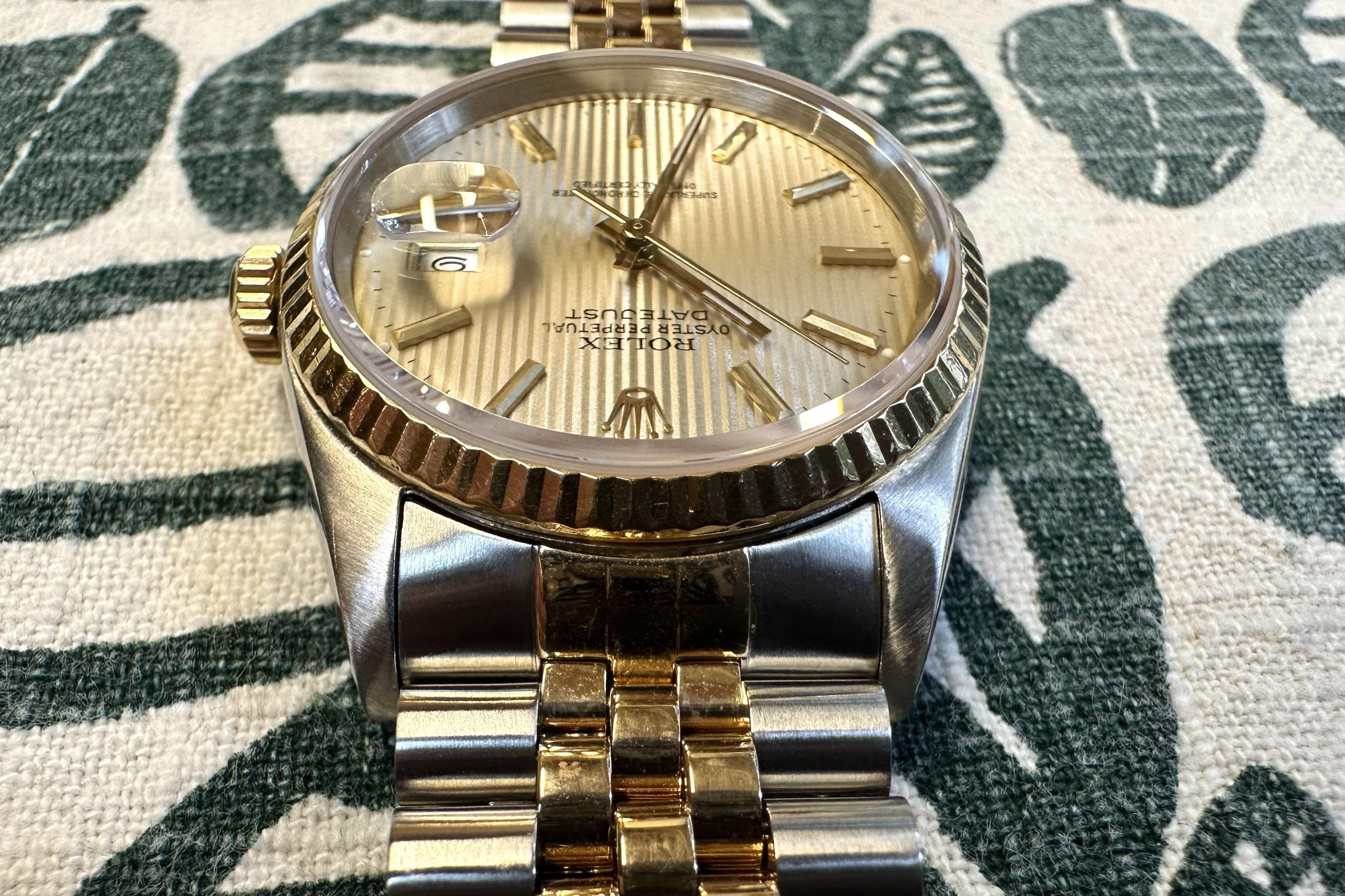 Rolex 16233 2024 tapestry dial