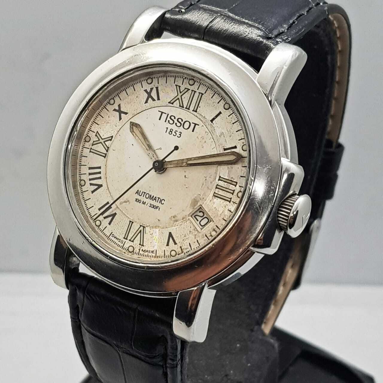 Tissot 1853 Automatic 330Ft Roman Dial Men s Watch 25 J WatchCharts