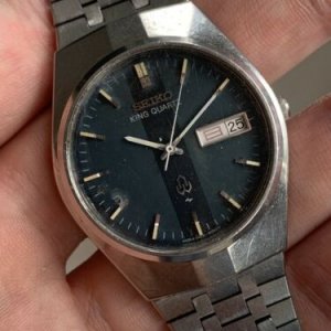 Rare Vintage Seiko King Quartz 5856-8060 From Jan 1978 - Running