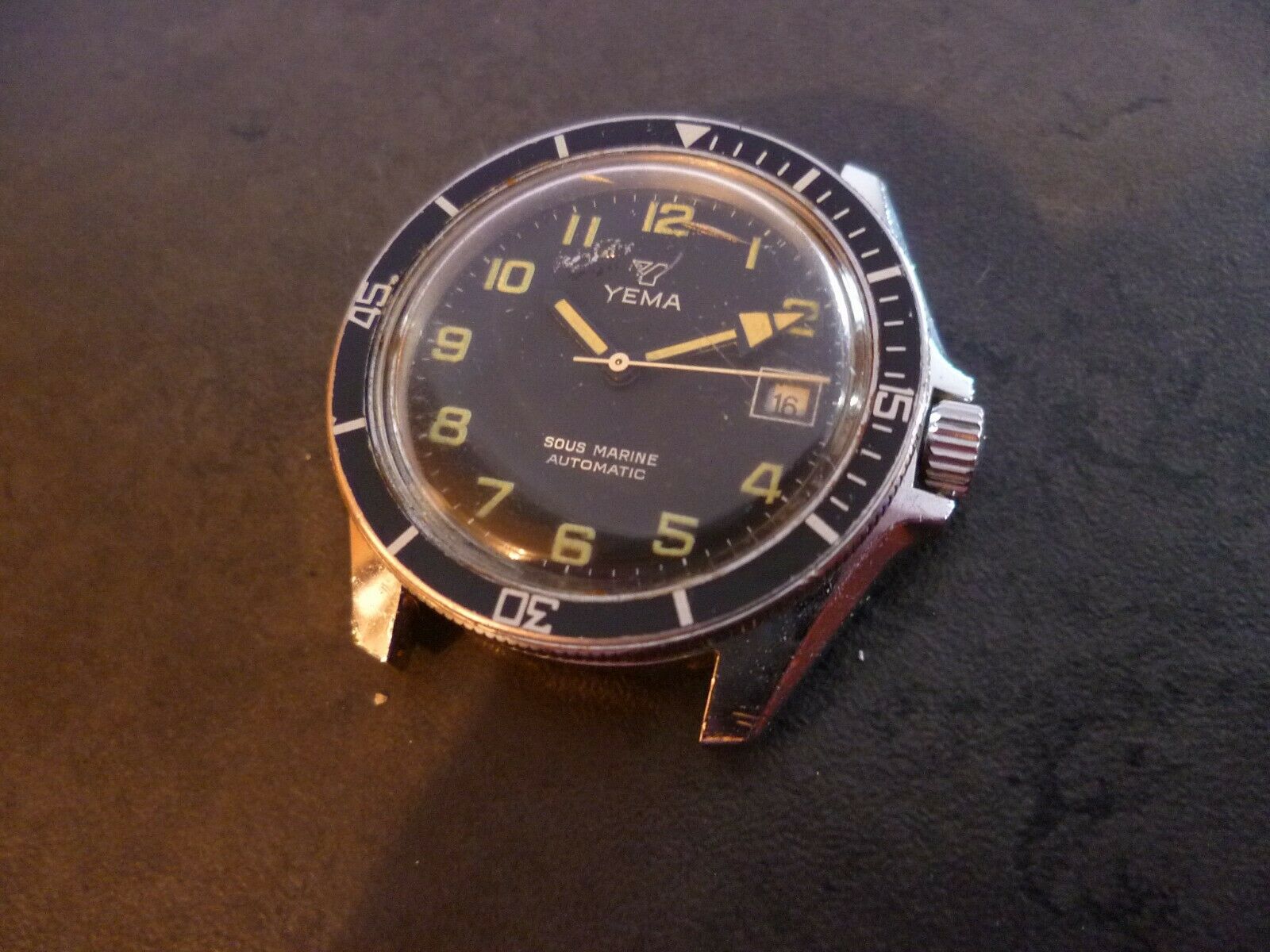 Montre yema sous discount marine automatic vintage