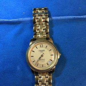 Men S Tissot Ballade C279 379c 25 Jewels 36mm Gold Automatic Watch Watchcharts