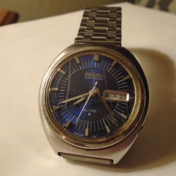 Vintage Seiko EL-370 3703 8009 Electronic Men's Watch | WatchCharts