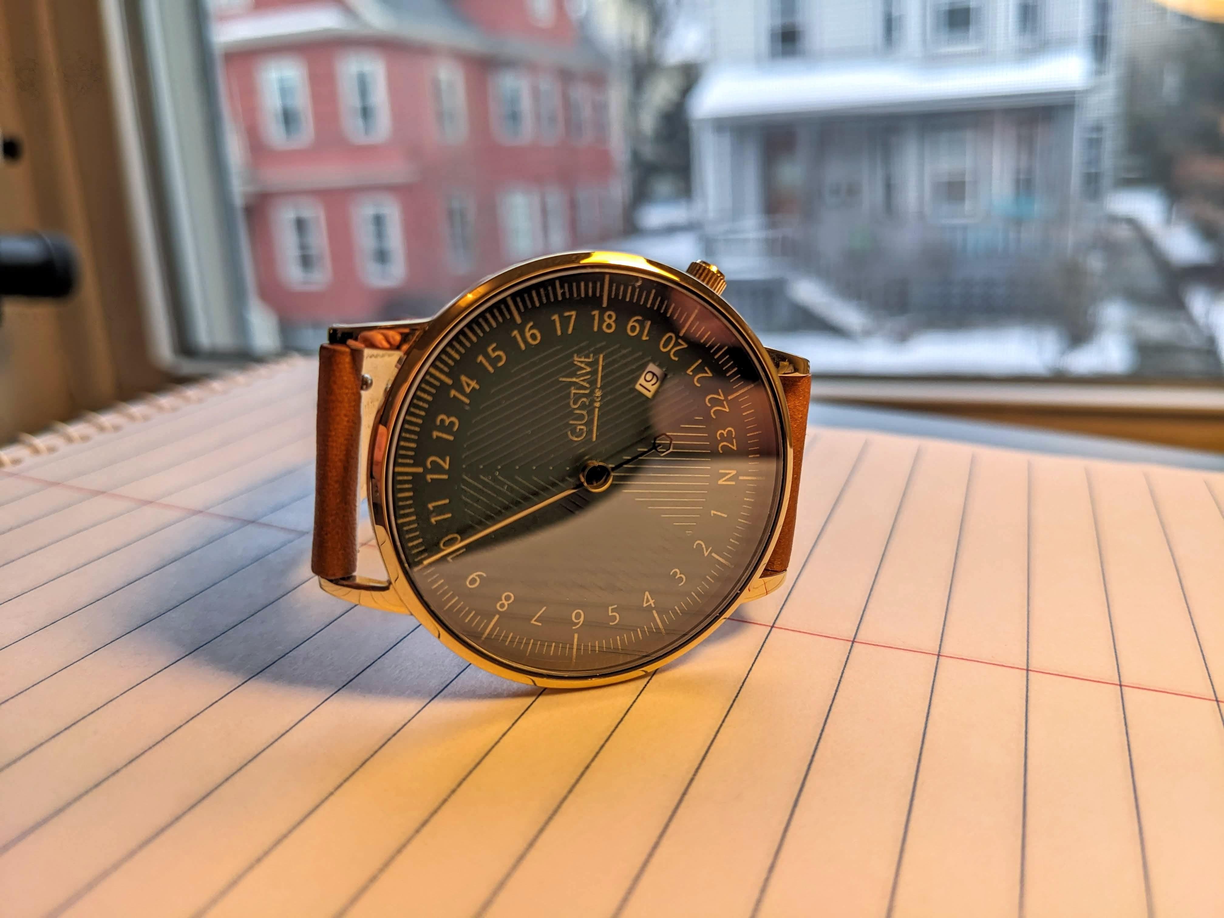 WTS Gustave Andr 24hr Single Hand 40mm in Green and Gold LNIB