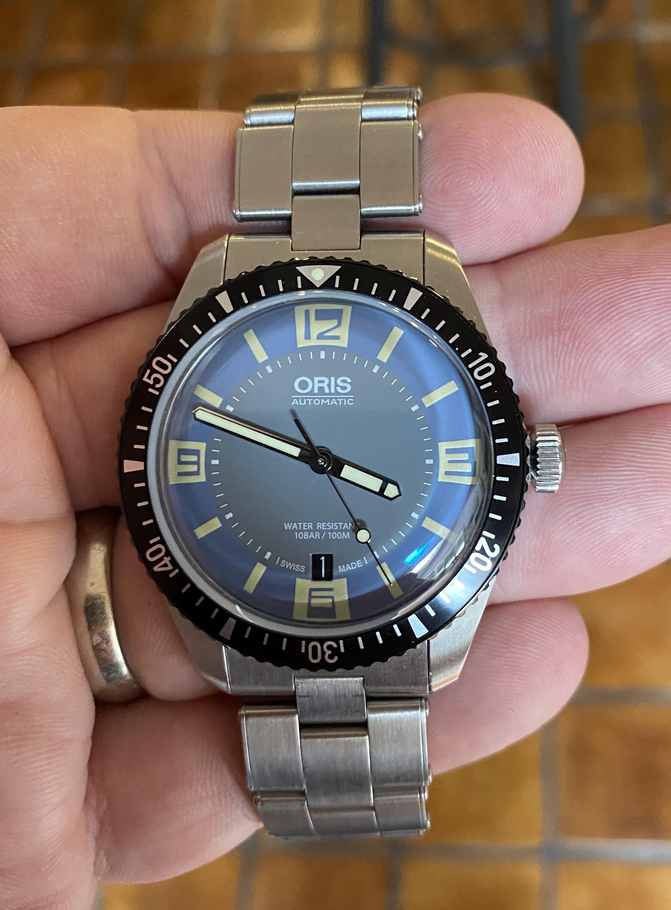 WTS Oris Diver 65 40mm full set WatchCharts Marketplace