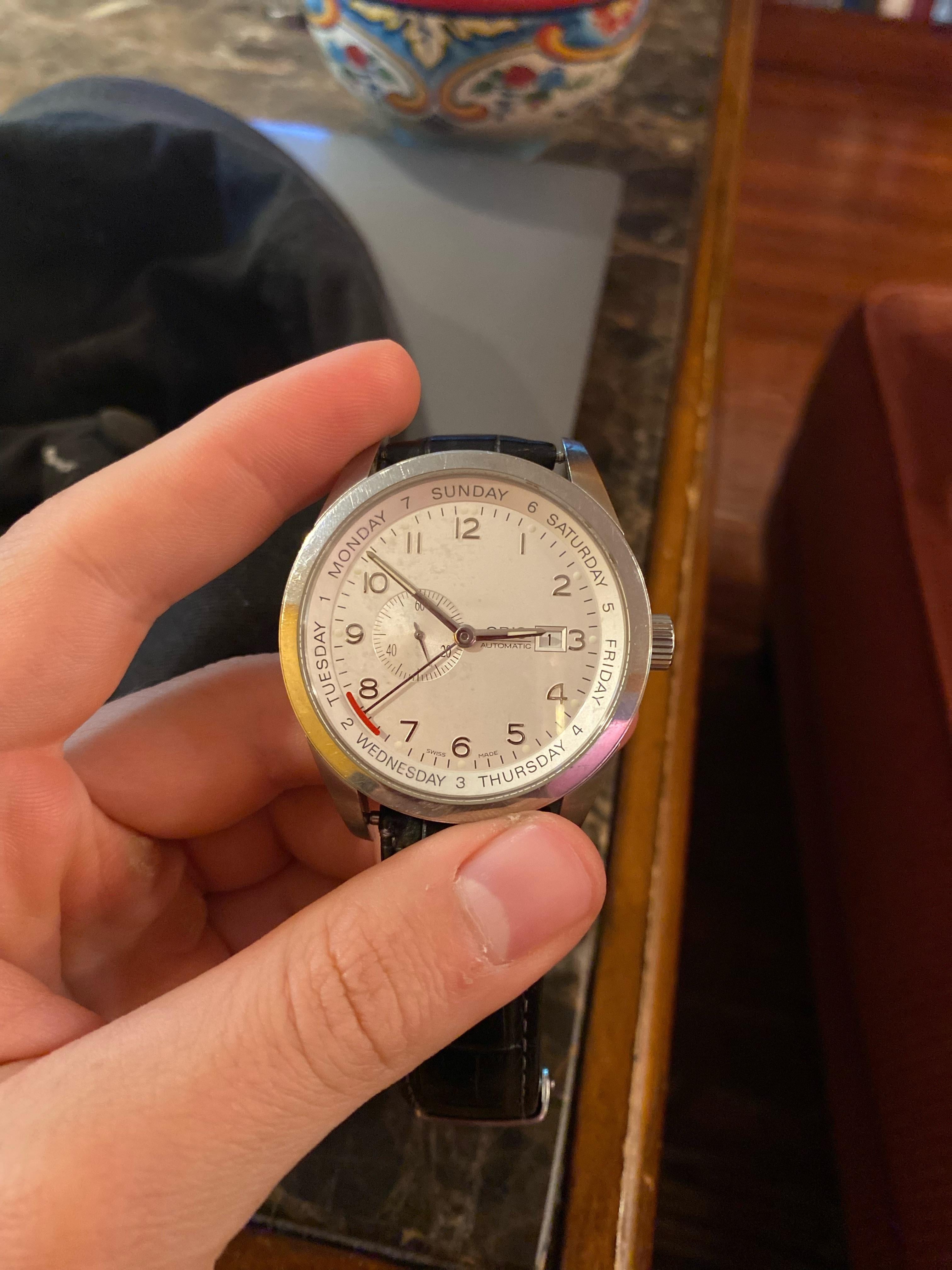 WTS Oris 7529 XXL Day Date Pointer WatchCharts