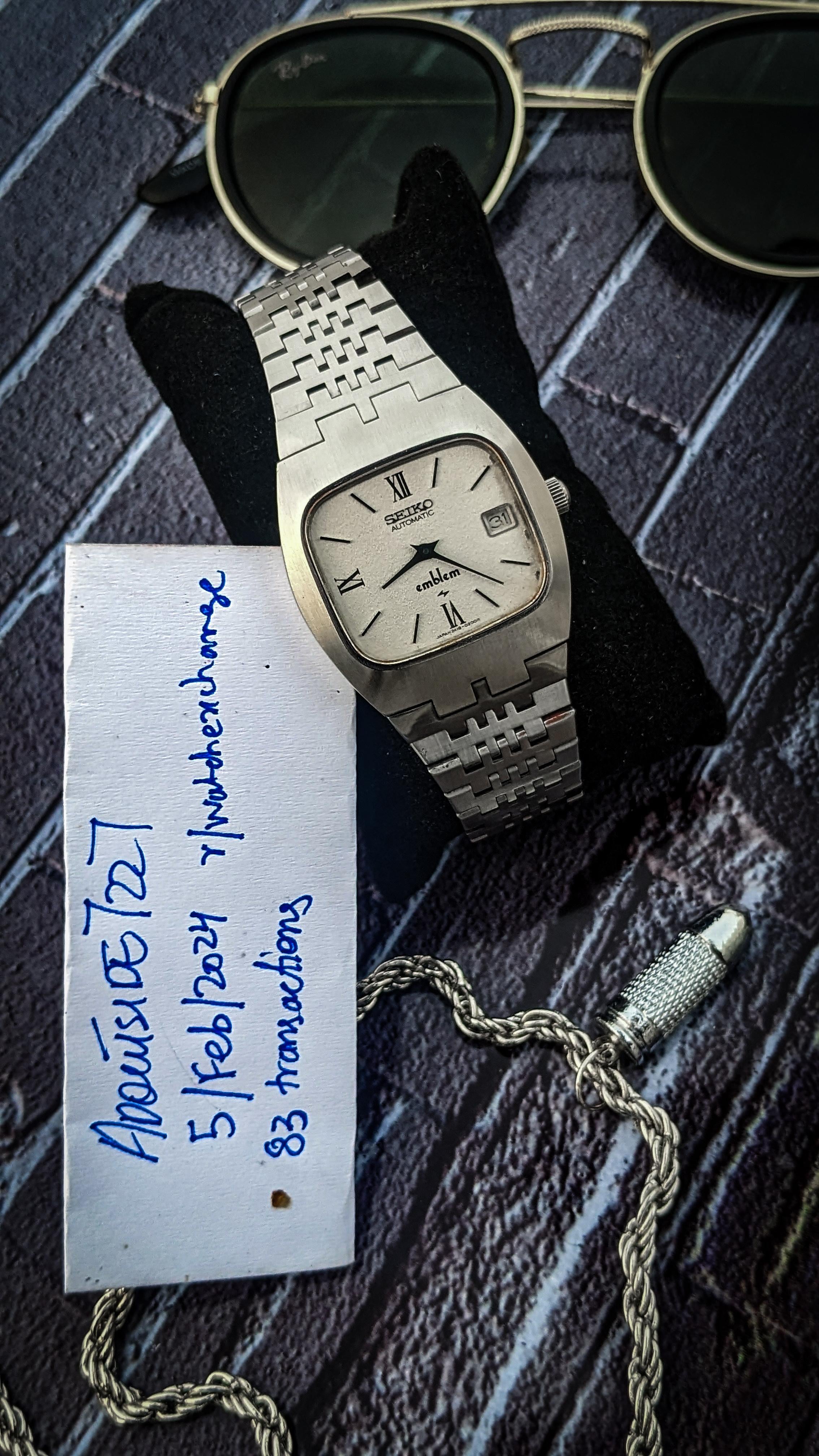 WTS] vintage Seiko emblem Hi-beat dress watch automatic 1970