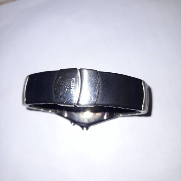 Sezione Cinturino Originale Seiko Kinetic 5J22-0B69 - Parte Di Collegamento Per Cassa SMA075