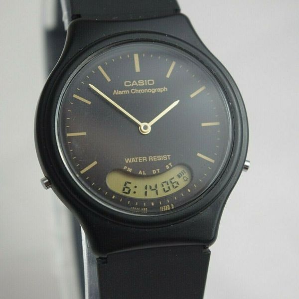 Vintage watch CASIO 746 AQ41 Alarm Chronograph Water Resist WatchCharts