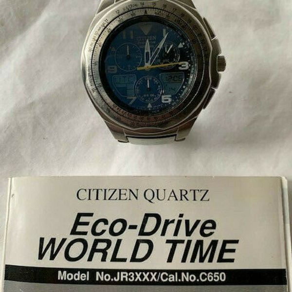 Citizen EcoDrive C650Q02128 Men's Watch. Used, Running. Small Wrist