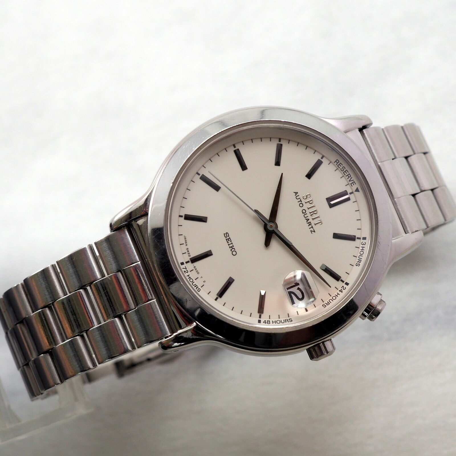 SEIKO SPIRIT AGS スピリット セイコー 5M22-6A00 for Spirit 現状品 