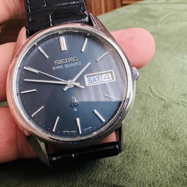 [WTS] Seiko King quartz 4823-8000, original blue dial | WatchCharts ...