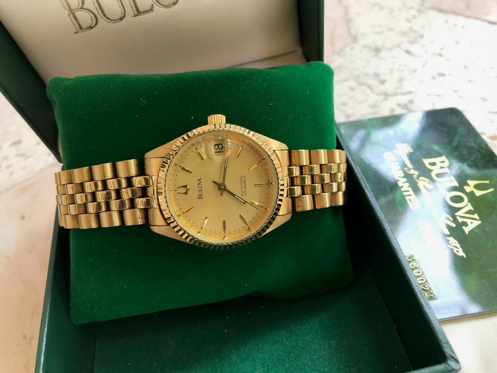 Bulova 25 jewels on sale automatic