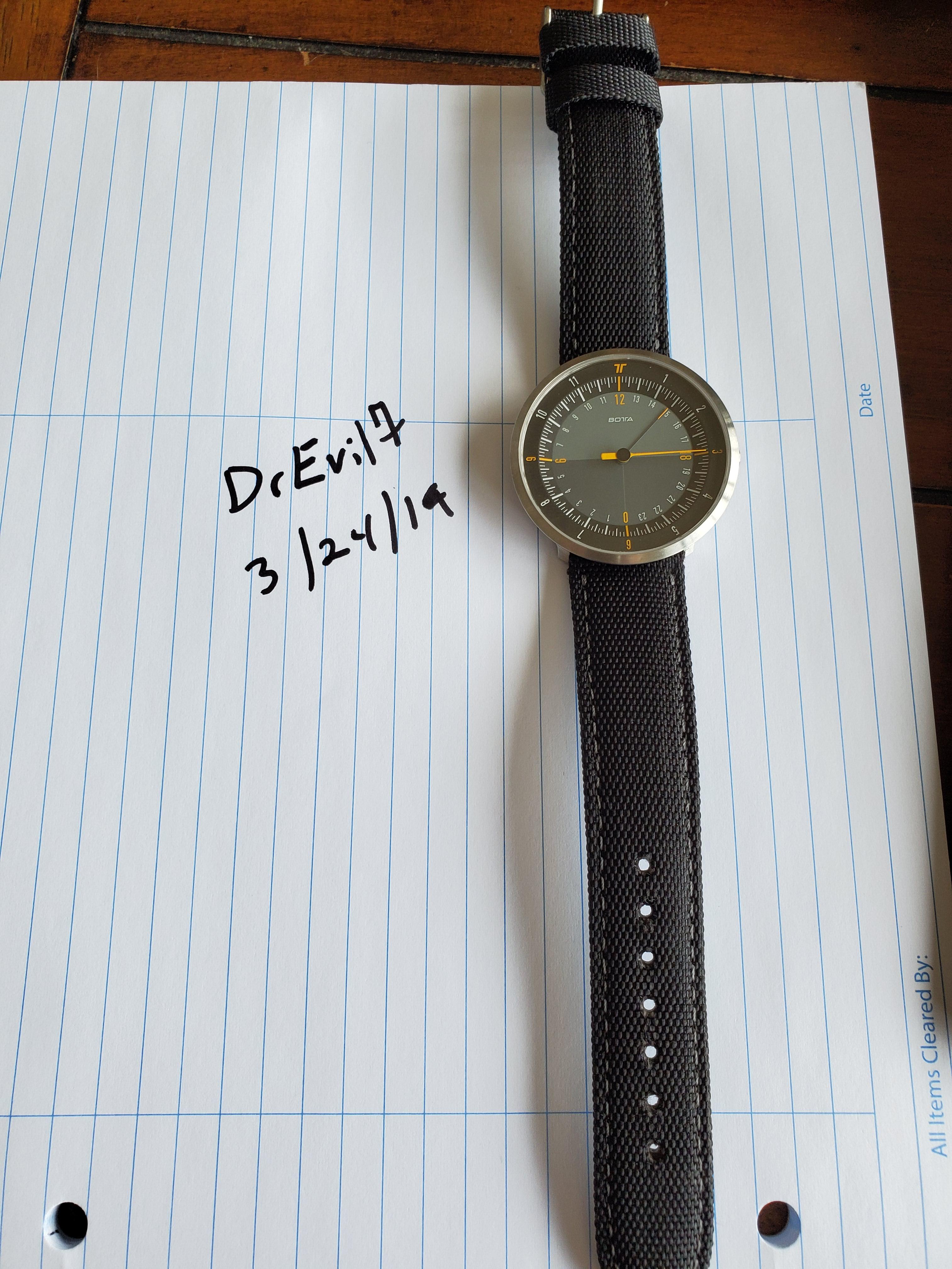 WTS] Botta Design Duo 24 - Custom band | WatchCharts