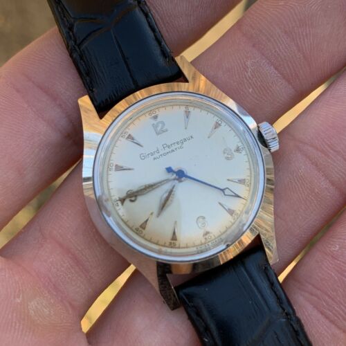 Early 50 s Girard Perregaux Automatic SS Ref. 6211 Explorer Dial