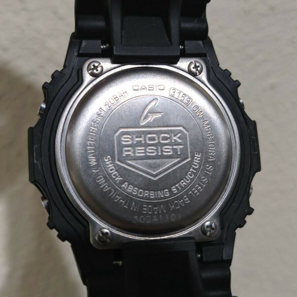 Casio Gw M5610ba 1jf G Shock Blackxblue Series Tough Solar Jdm Watchcharts