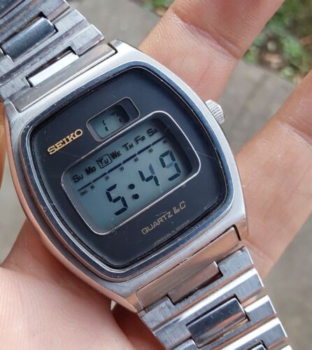 1976 Rare Vintage Seiko Digital Watch 0124 0049.Vintage Seiko